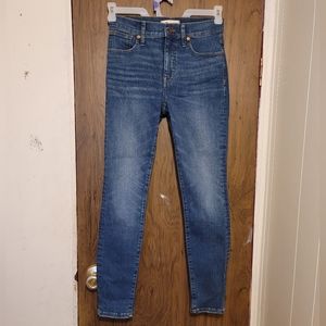 NWOT Madewell Mid-Rise Skinny Jeans